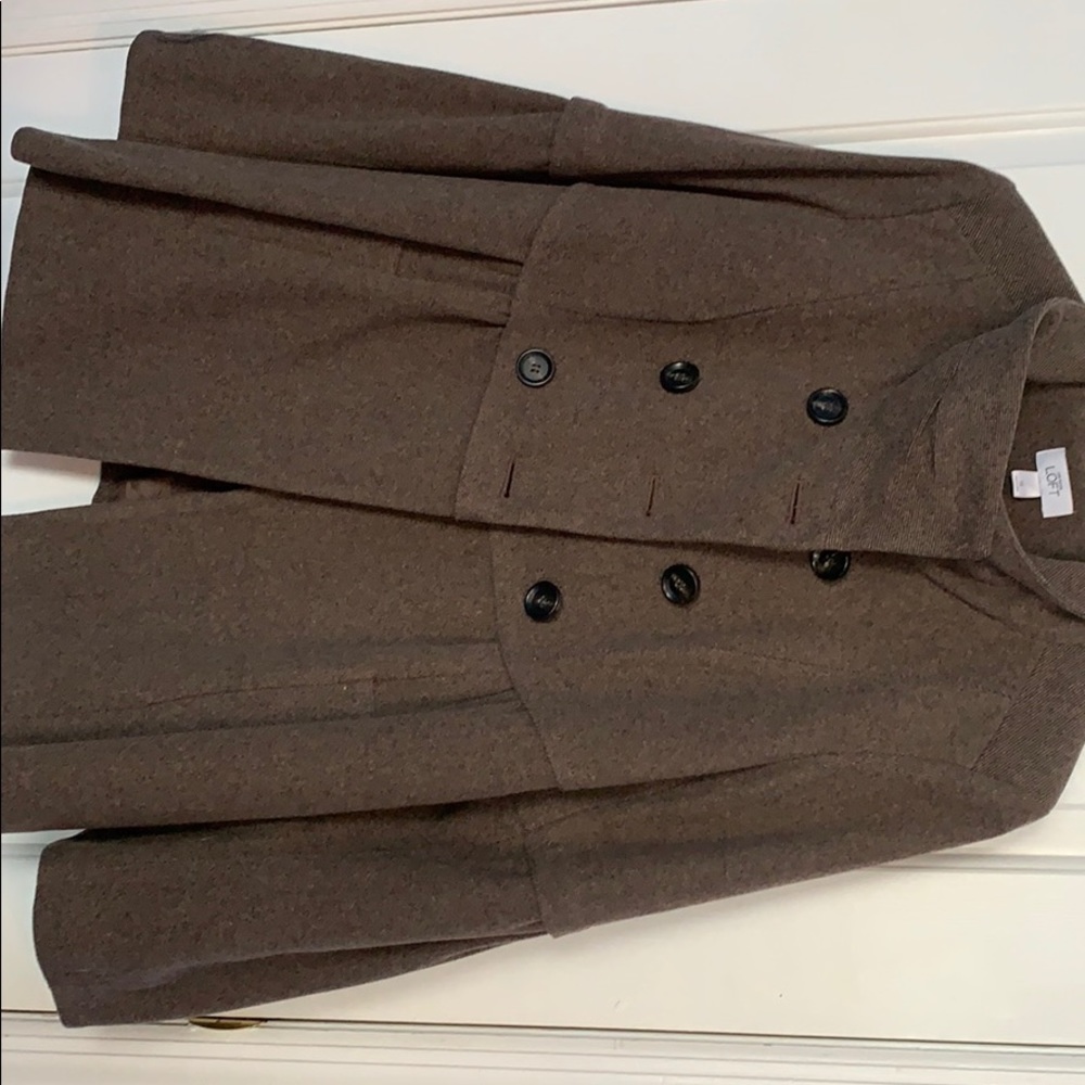 NWOT- Brown LOFT Coat